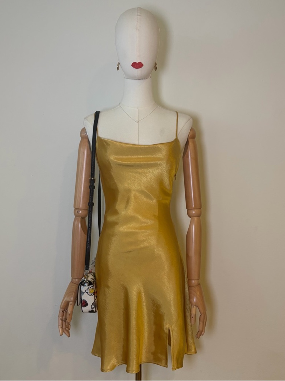Fashion Nova Casual Clinks Satin Mini Dress Size M